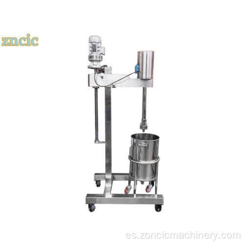 Máquina de dispersión de mezcla móvil simple mezclador de alta cortadora